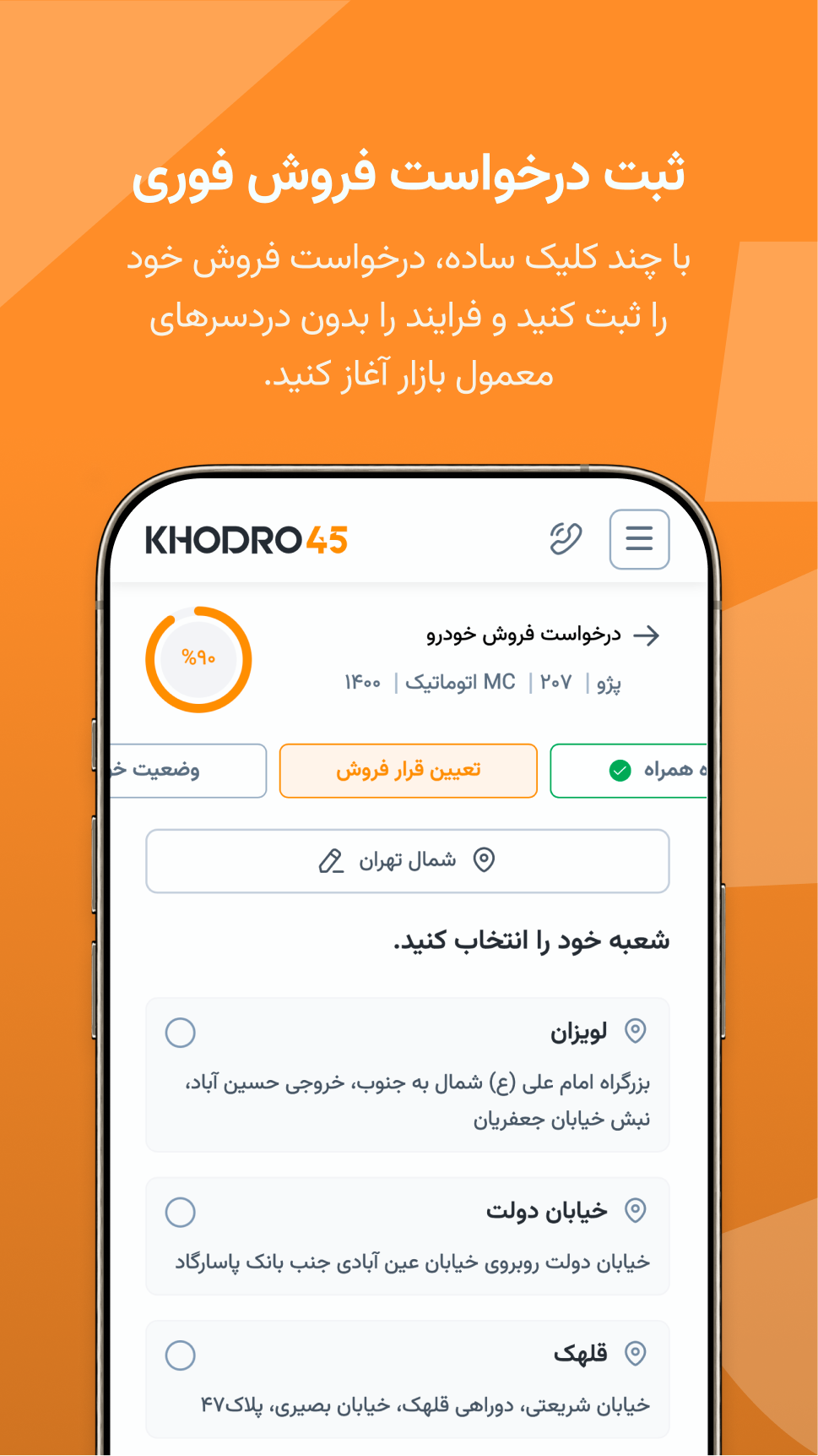 خودرو۴۵ | خرید و فروش خودرو