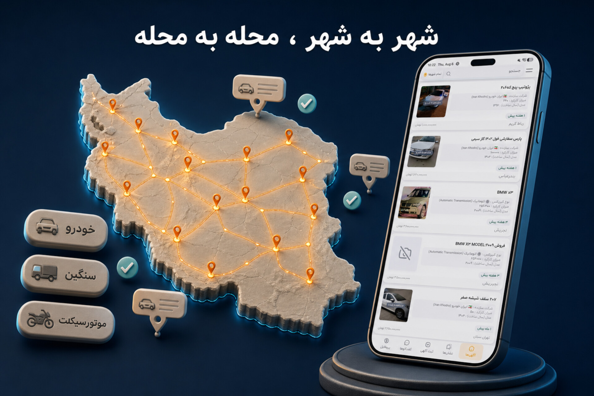 توربوچی | خرید و فروش خودرو و موتورسیکلت