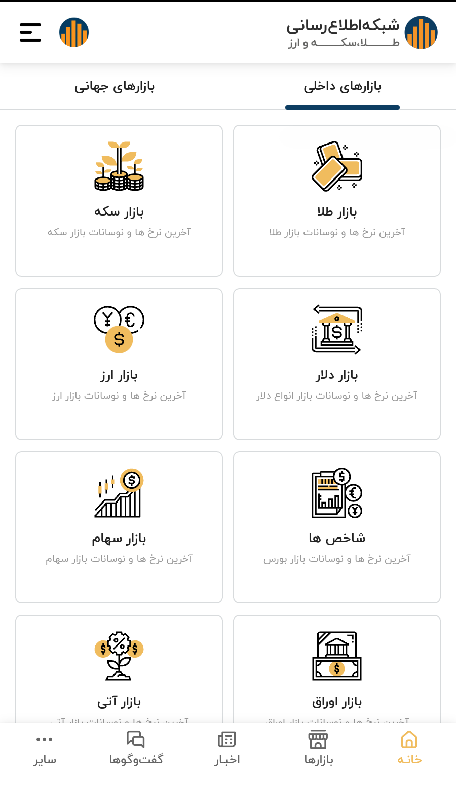 اپلیکیشن قیمت ها اپلیکیشن قیمت ها