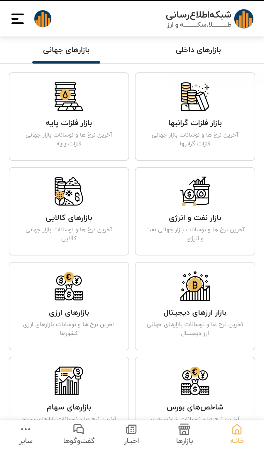 اپلیکیشن قیمت ها اپلیکیشن قیمت ها